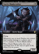 Faerie Bladecrafter (WOC-050) [Wilds of Eldraine Commander]: (Extended Art)