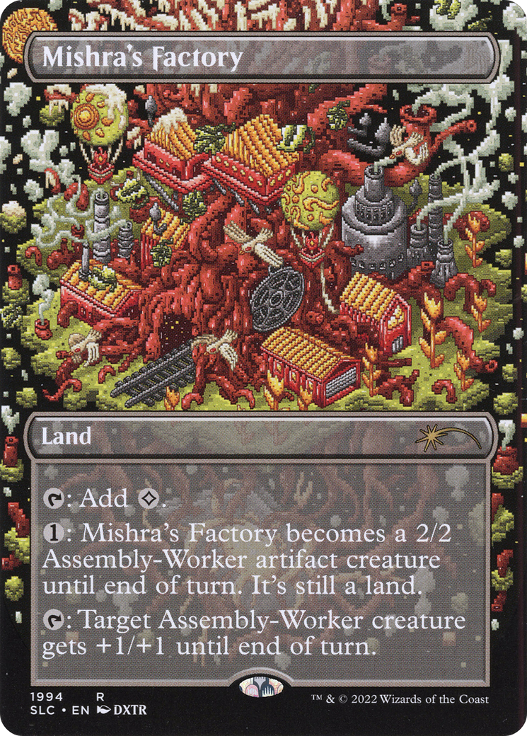 Mishra's Factory (SLC-1994) (Borderless) [Secret Lair Countdown Kit]