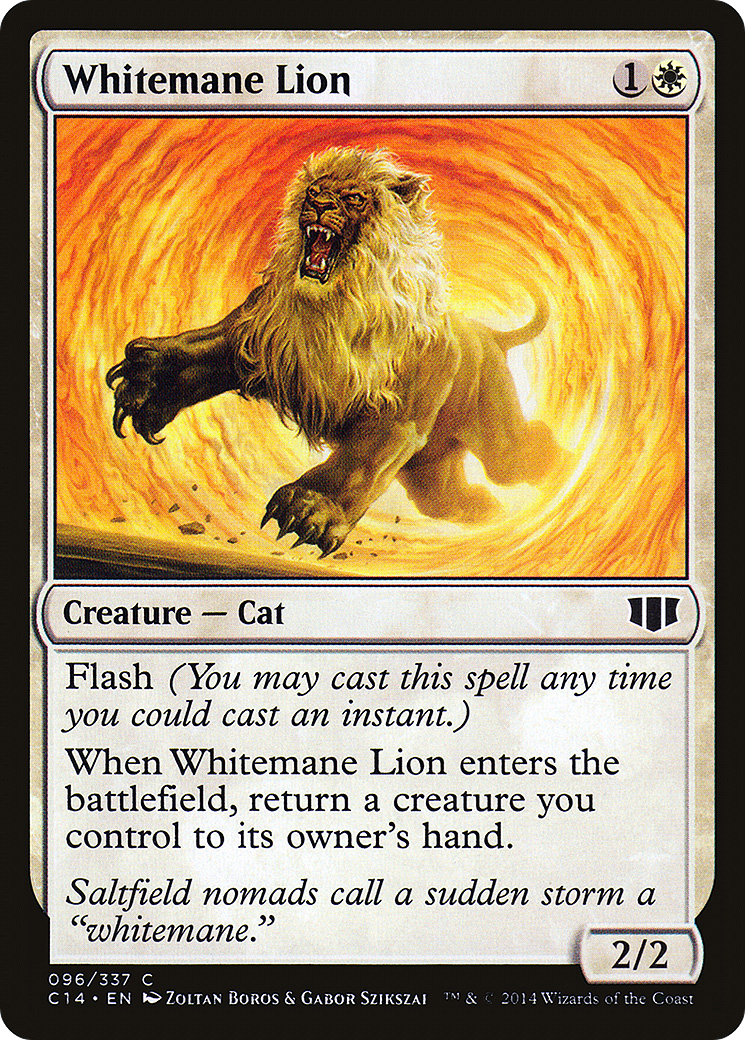 Whitemane Lion (C14-096) [Commander 2014]