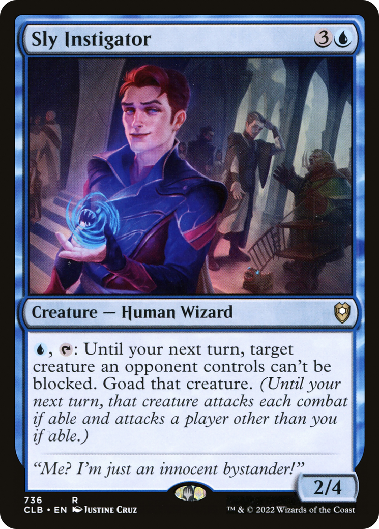 Sly Instigator (CLB-736) [Commander Legends: Battle for Baldur's Gate]