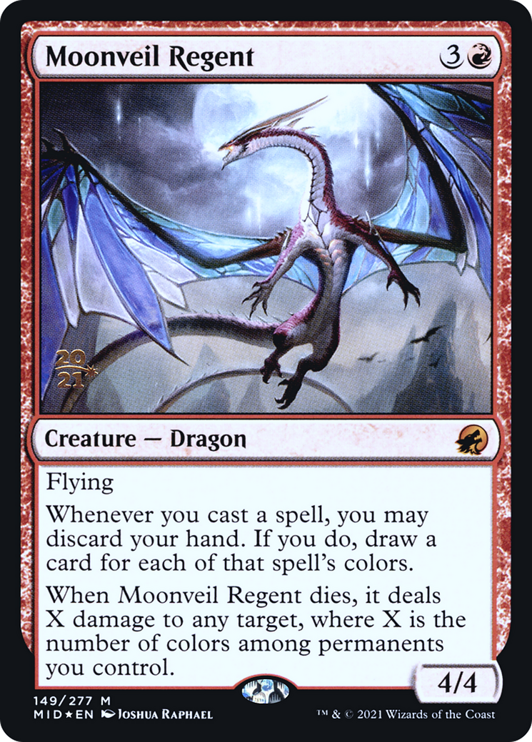 Moonveil Regent (PRE-149S) [Innistrad: Midnight Hunt Promos] Foil