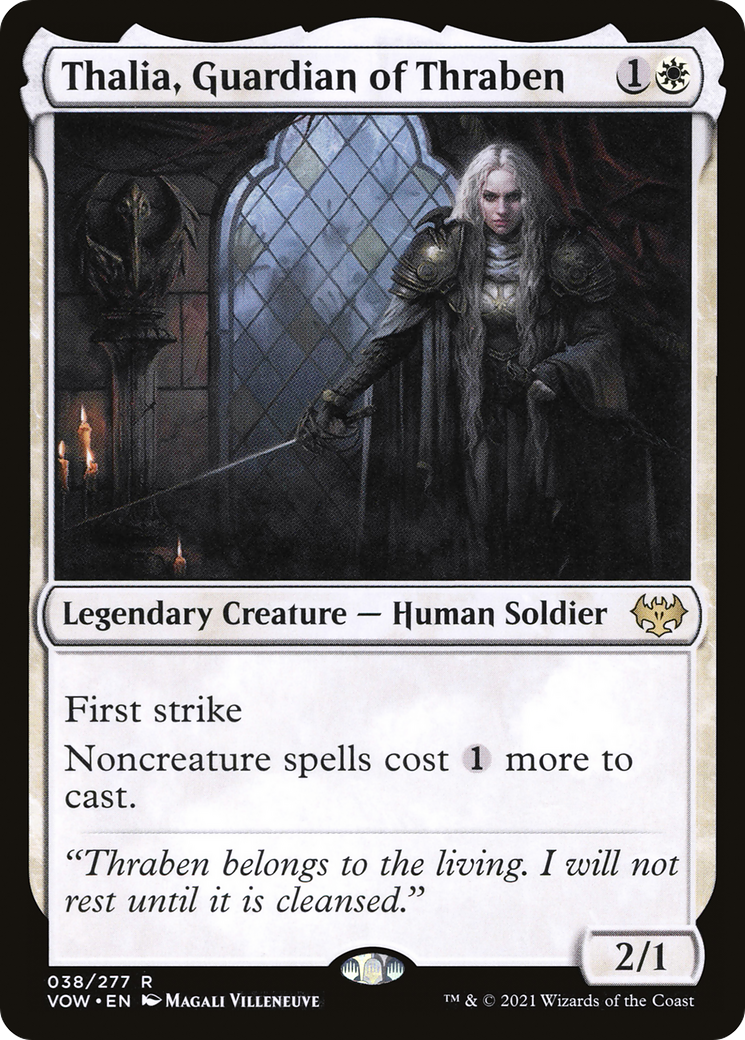 Thalia, Guardian of Thraben (VOW-038) [Innistrad: Crimson Vow]