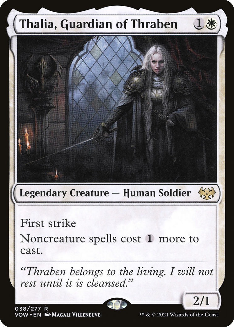 Thalia, Guardian of Thraben (VOW-038) [Innistrad: Crimson Vow]