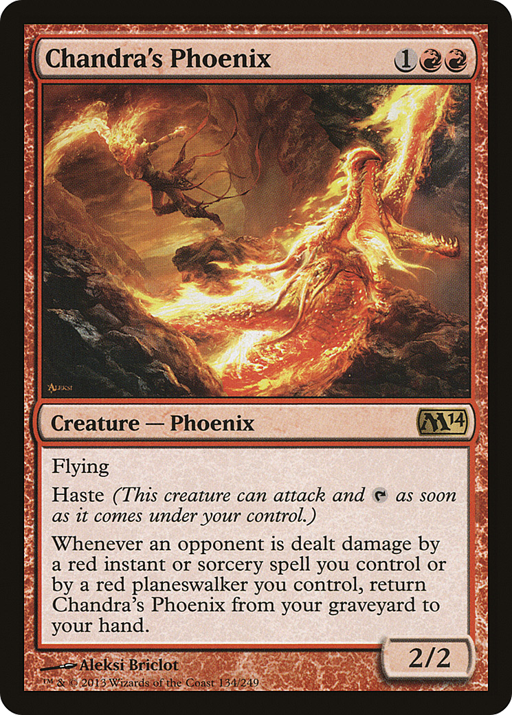 Chandra's Phoenix (M14-134) [Magic 2014]