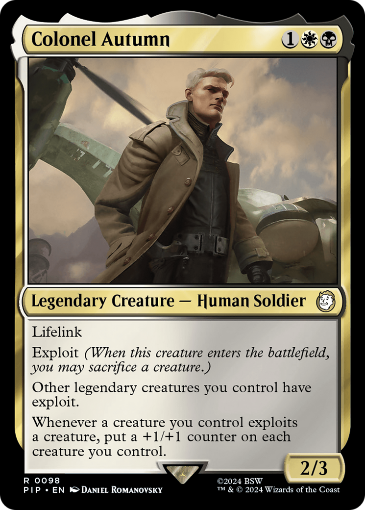 Colonel Autumn (PIP-098) [Fallout] Foil
