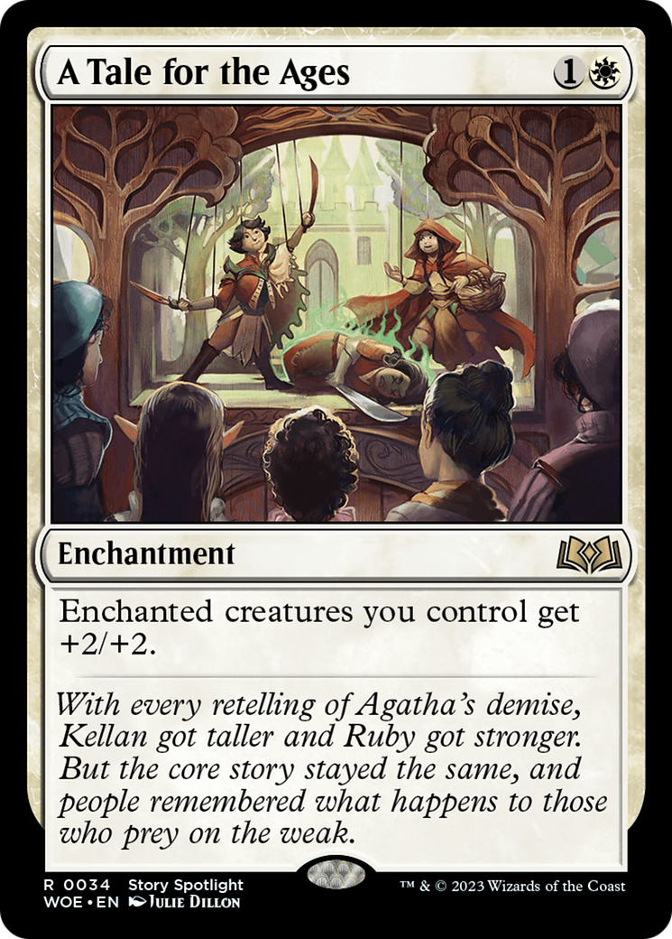 A Tale for the Ages (WOE-034) [Wilds of Eldraine] Foil