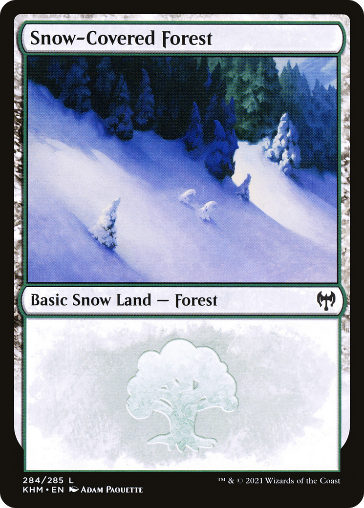 Snow-Covered Forest (KHM-284) [Kaldheim]: (snow)