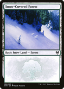 Snow-Covered Forest (KHM-284) [Kaldheim]: (snow) Foil