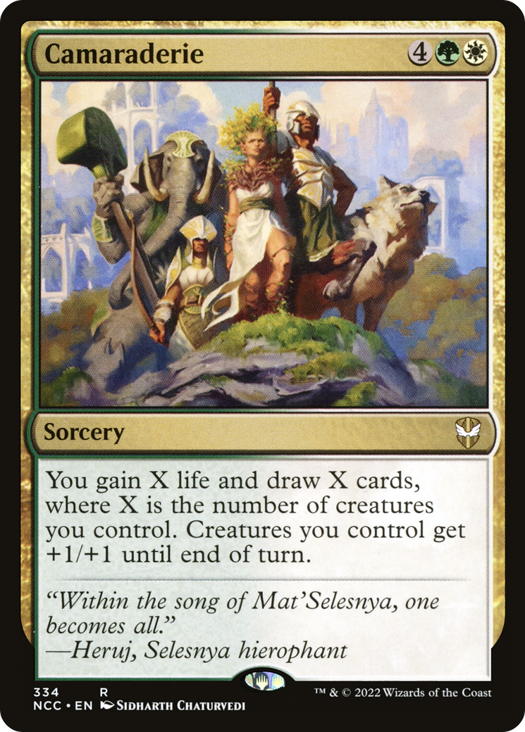 Camaraderie (NCC-334) [New Capenna Commander]