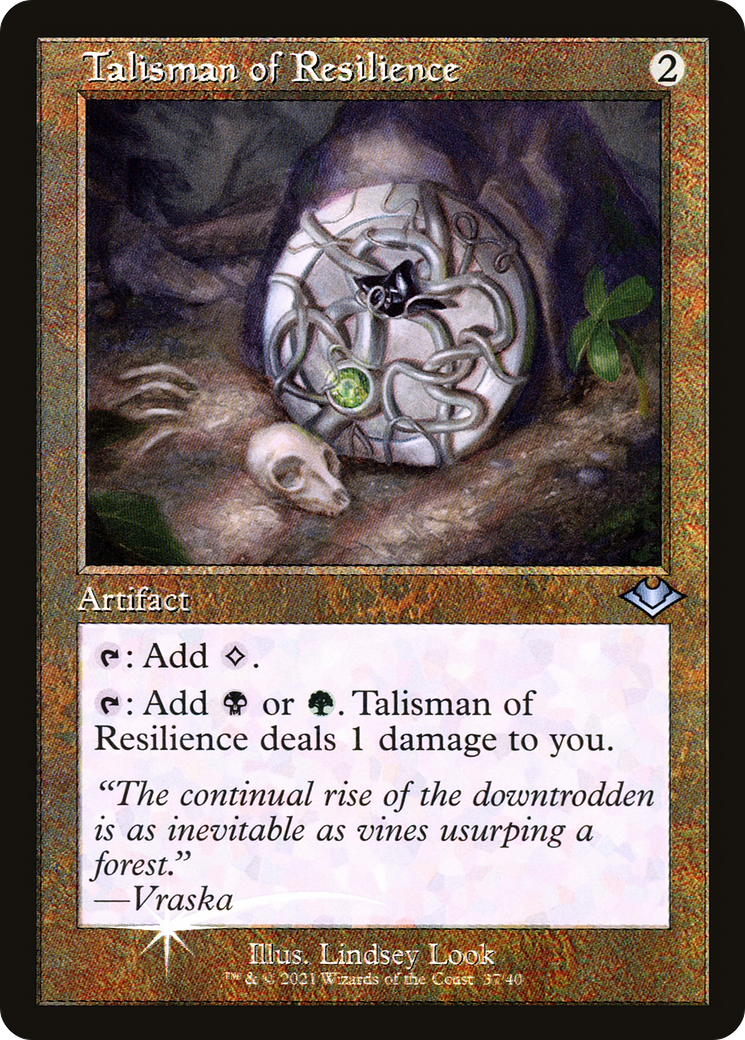 Talisman of Resilience (Retro Frame) (MH1-037) [Modern Horizons 1 Timeshifts] Foil