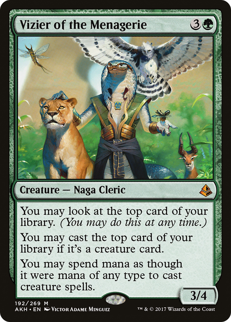 Vizier of the Menagerie (AKH-192) [Amonkhet] Foil