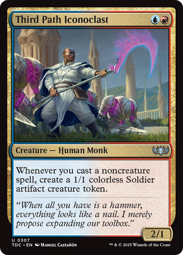 Third Path Iconoclast (TDC-307) [Commander: Tarkir: Dragonstorm]