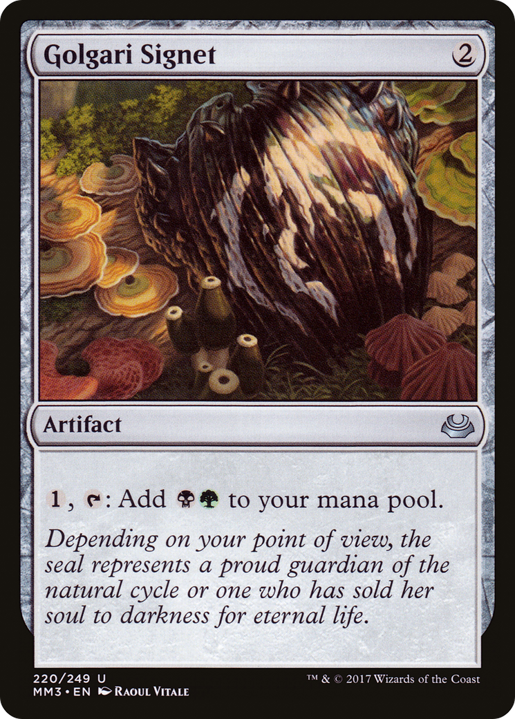 Golgari Signet (MM3-220) [Modern Masters 2017]