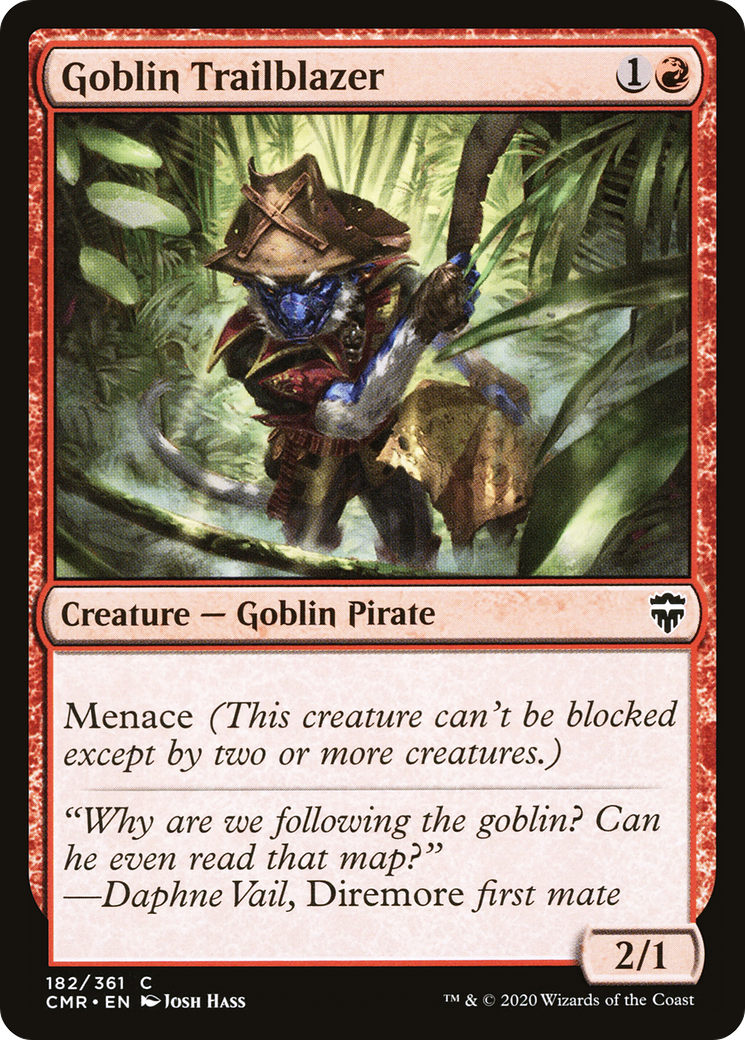 Goblin Trailblazer (CMR-182) [Commander Legends]