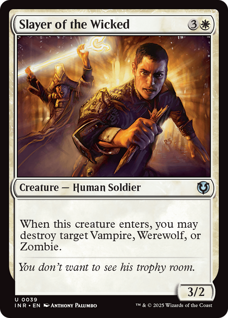 Slayer of the Wicked (INR-039) [Innistrad Remastered]