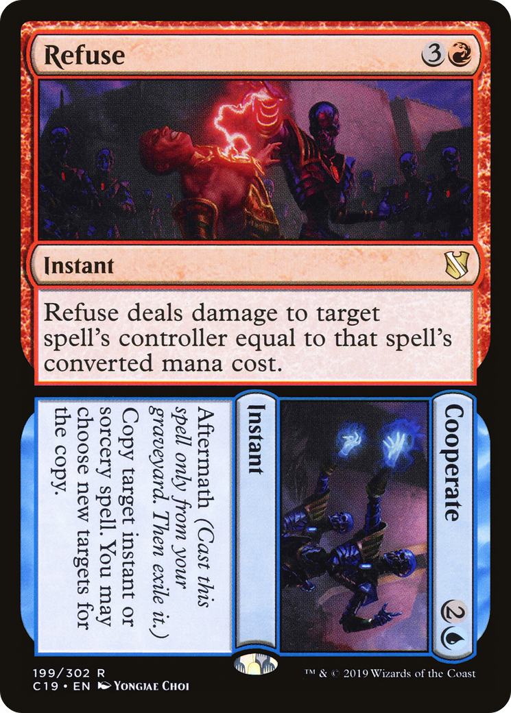 Refuse // Cooperate (C19-199) [Commander 2019]