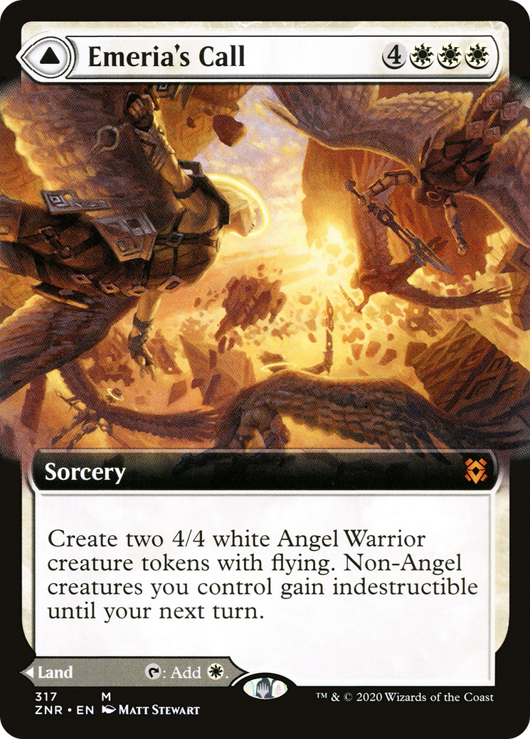 Emeria's Call (Extended Art) (ZNR-317) [Zendikar Rising]