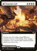 Emeria's Call // Emeria, Shattered Skyclave (ZNR-317) [Zendikar Rising]: (Extended Art) Foil