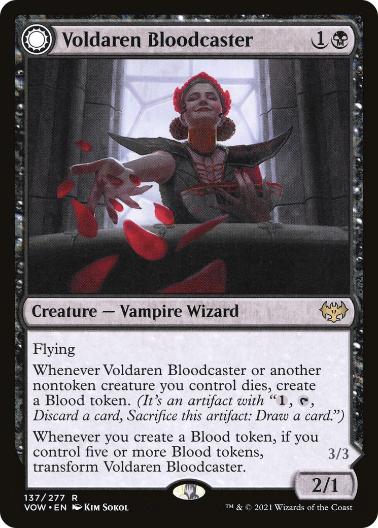 Voldaren Bloodcaster (VOW-137) [Innistrad: Crimson Vow]