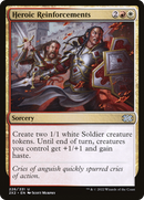 Heroic Reinforcements (2X2-226) [Double Masters 2022] Foil
