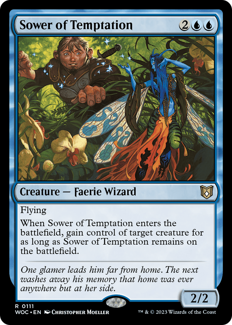 Sower of Temptation (WOC-111) [Wilds of Eldraine Commander]