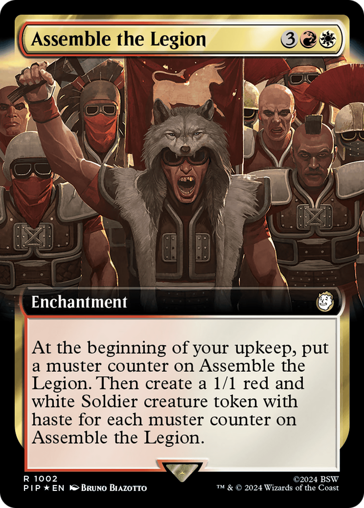 Assemble the Legion (PIP-1002) [Fallout]: (Extended Art) Foil