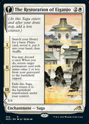 The Restoration of Eiganjo // Architect of Restoration (NEO-354) [Kamigawa: Neon Dynasty]: (Showcase, fandfc) Foil