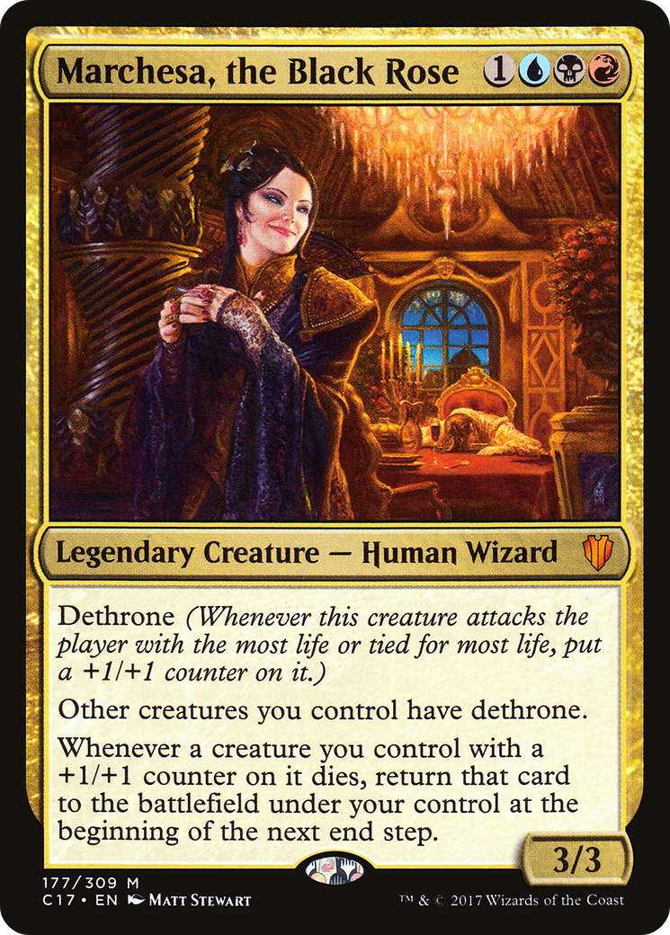 Marchesa, the Black Rose (C17-177) [Commander 2017]