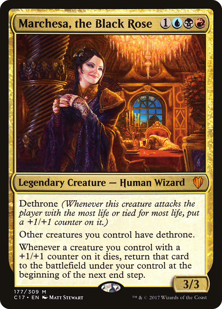 Marchesa, the Black Rose (C17-177) [Commander 2017]