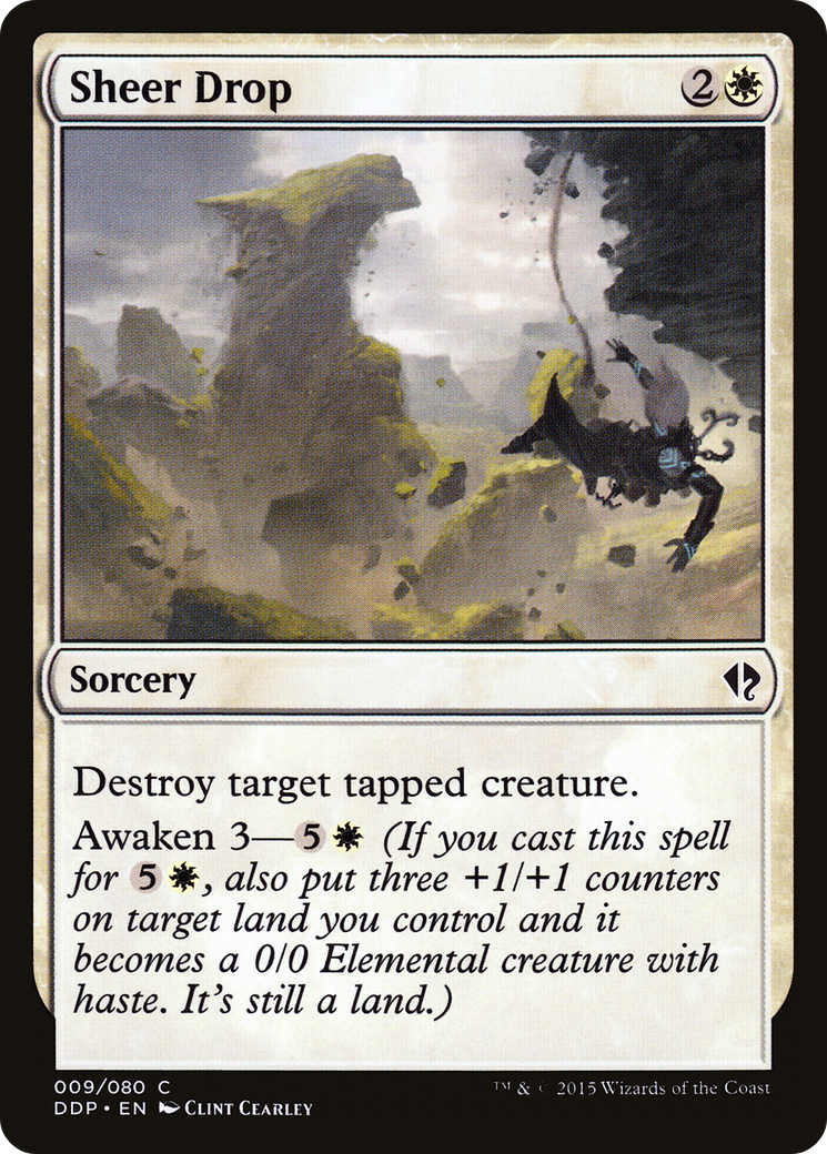 Sheer Drop (DDP-009) [Duel Decks: Zendikar vs. Eldrazi]