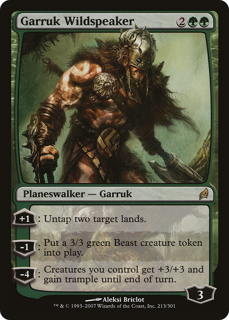 Garruk Wildspeaker (LRW-213) [Lorwyn]