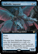 Malleable Impostor (WOC-046) [Wilds of Eldraine Commander]: (Extended Art)