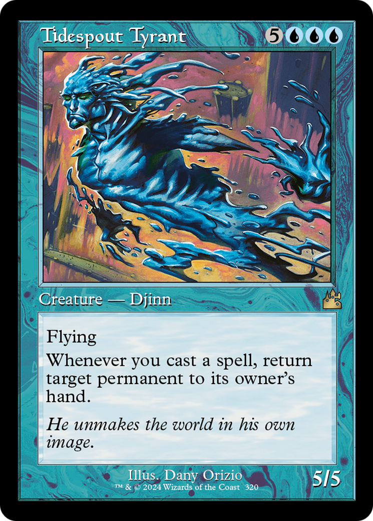 Tidespout Tyrant (RVR-320) [Ravnica Remastered] Foil
