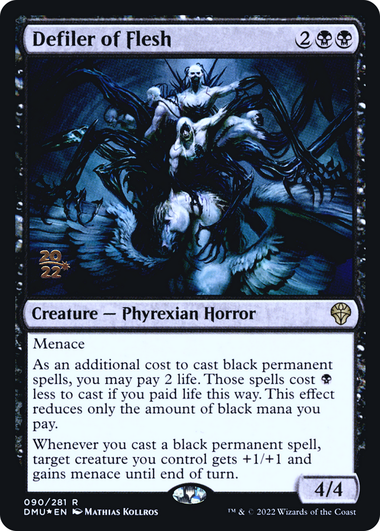 Defiler of Flesh (PRE-090) [Dominaria United Promos] Foil