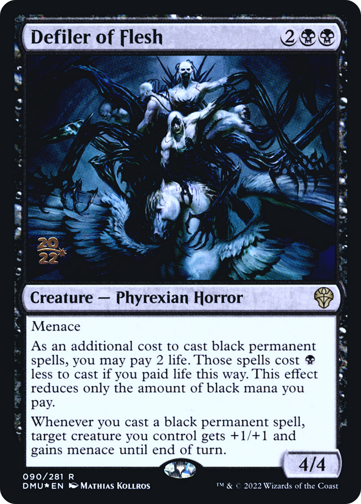 Defiler of Flesh (PRE-90S) [Dominaria United Promos] Foil