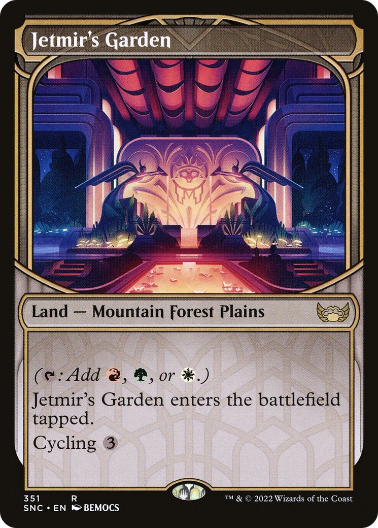 Jetmir's Garden (SNC-351) [Streets of New Capenna]: (Showcase)