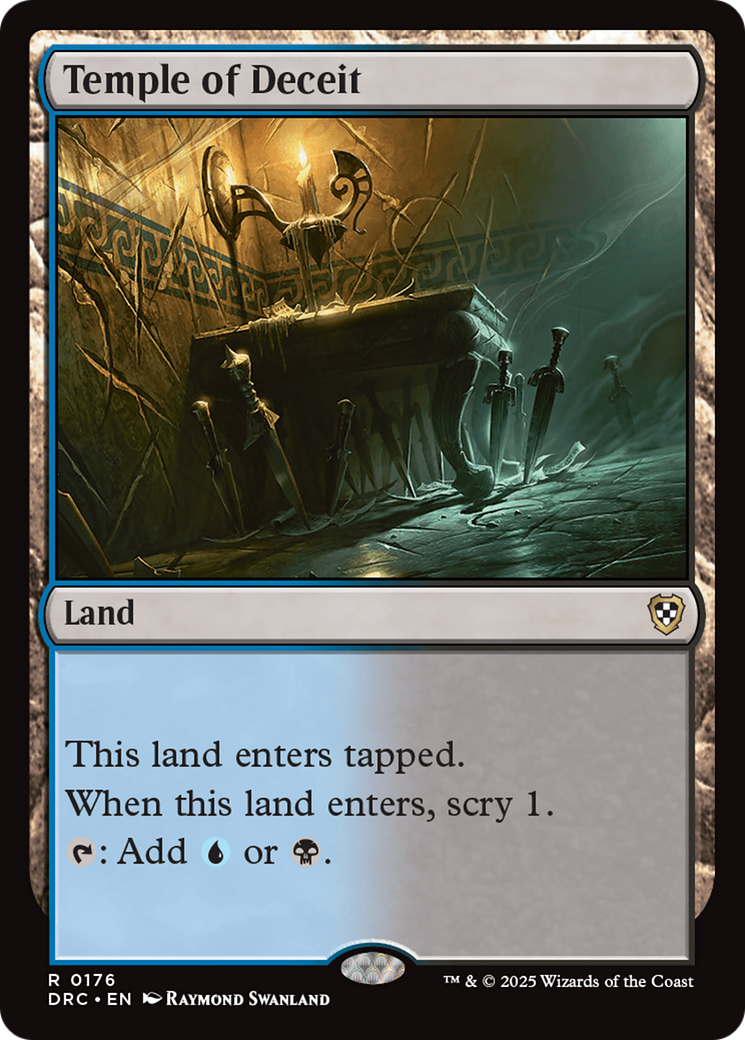 Temple of Deceit (DRC-176) [Commander: Aetherdrift]
