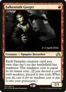Falkenrath Gorger (PRE-155S) [Shadows over Innistrad Promos] Foil