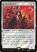 Bastion Protector (Surge Foil) (40K-182) [Warhammer 40,000 Commander] Foil