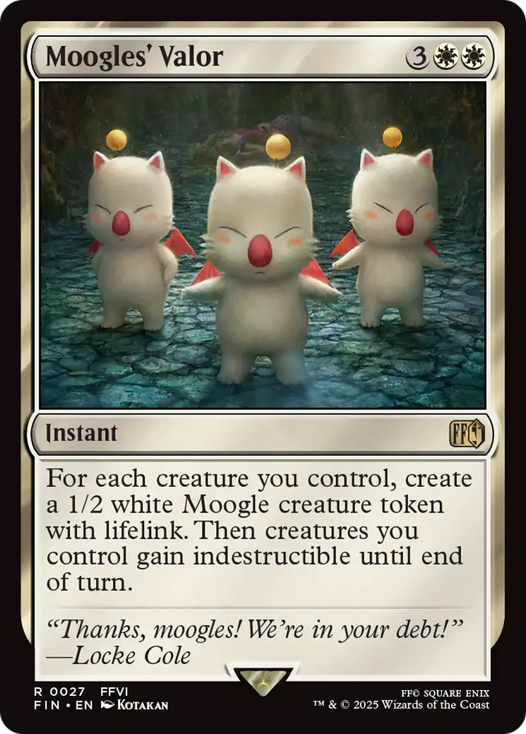 Moogles' Valor (FIN-027) [FINAL FANTASY]