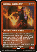Seasoned Pyromancer (Foil Etched) (2X2-454) [Double Masters 2022] Foil