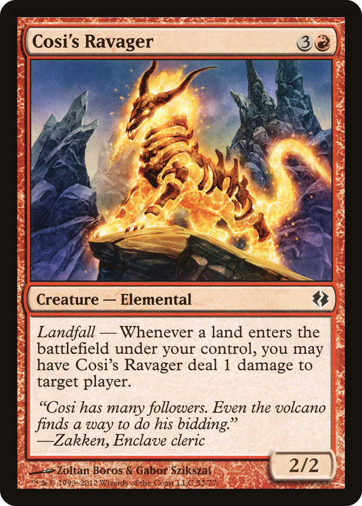 Cosi's Ravager (DDI-052) [Duel Decks: Venser vs. Koth]