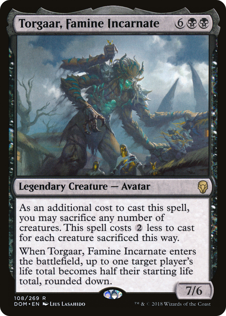 Torgaar, Famine Incarnate (DOM-108) [Dominaria]