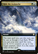 Ride the Avalanche (AFC-325) (Extended Art) [Forgotten Realms Commander]