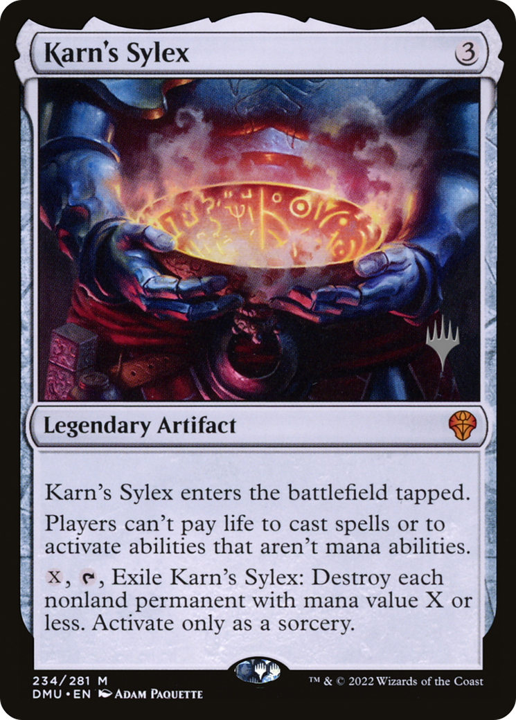 Karn's Sylex (PPDMU-234) [Promo Pack: Dominaria United Promos]