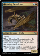 Gleaming Geardrake (MKM-205) [Murders at Karlov Manor]