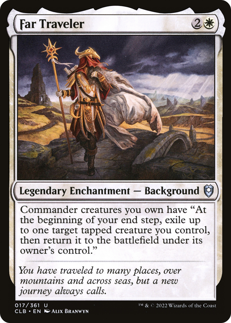 Far Traveler (CLB-017) [Commander Legends: Battle for Baldur's Gate]