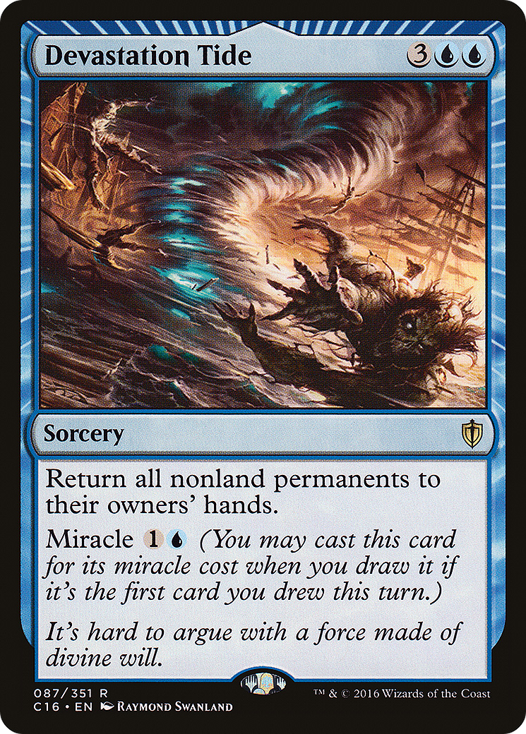 Devastation Tide (C16-087) [Commander 2016]: (miracle)