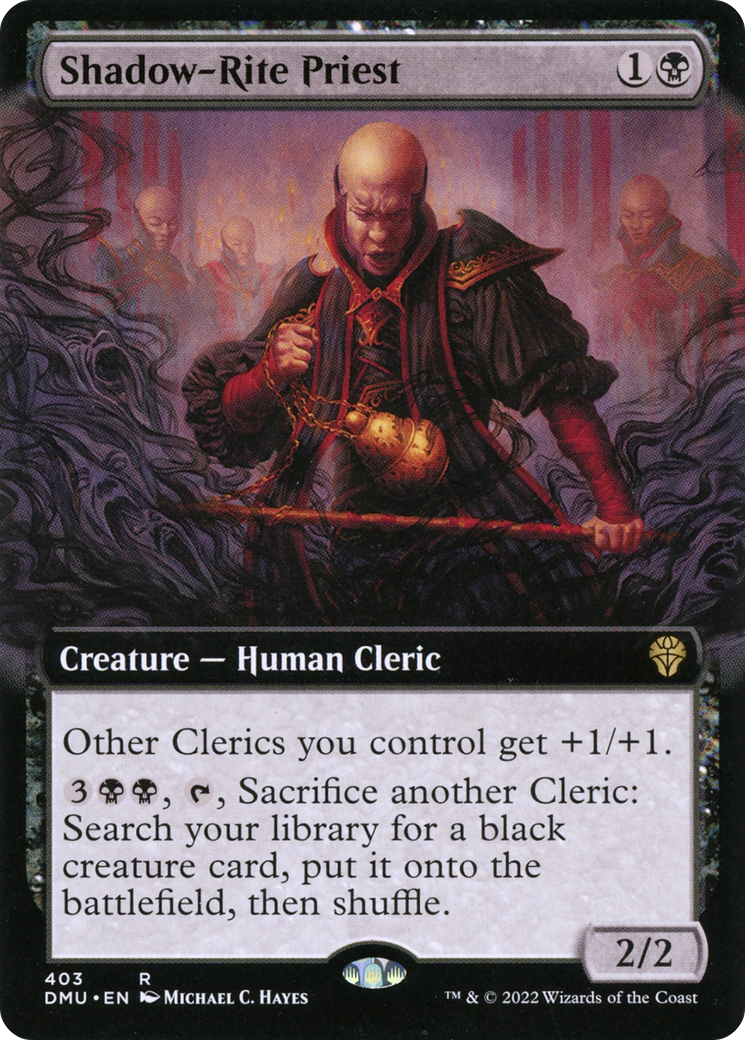 Shadow-Rite Priest (Extended Art) (DMU-403) [Dominaria United]
