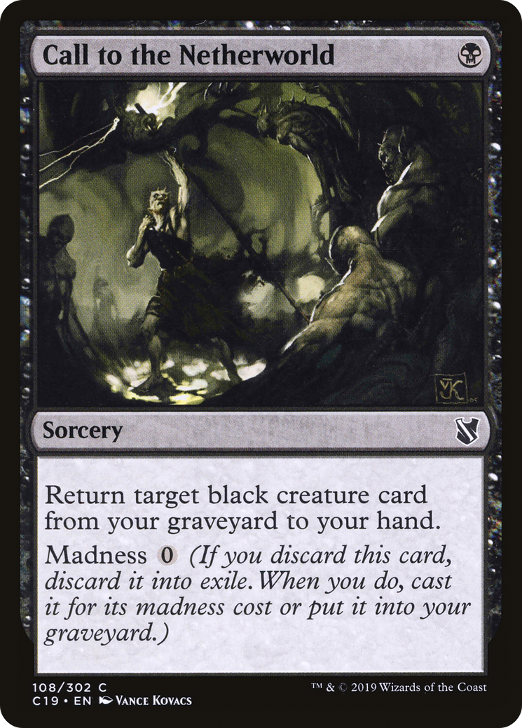 Call to the Netherworld (C19-108) [Commander 2019]